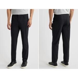 Zella Driver Slim Fit Five Pocket Pants Mens Size 33 x 32 Black NWT